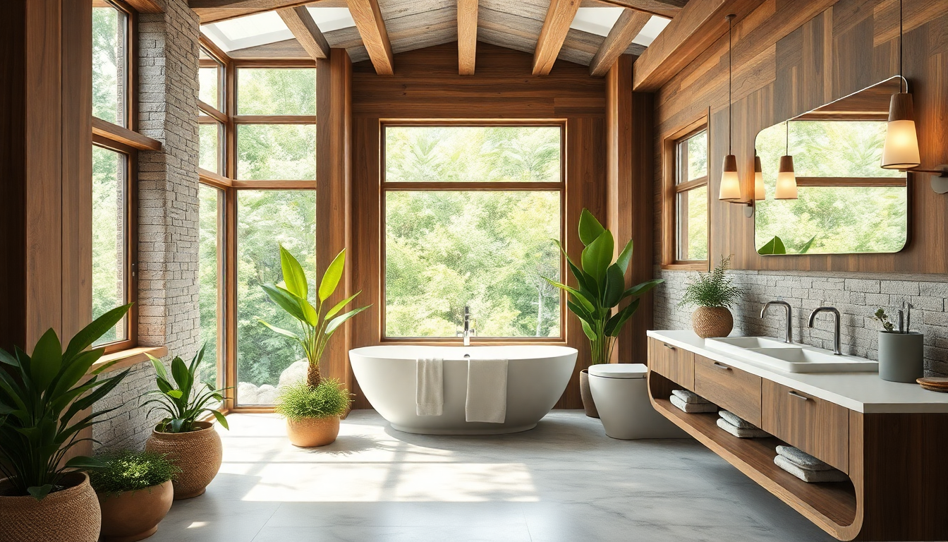 renovation salle de bain : créer une ambiance naturelle