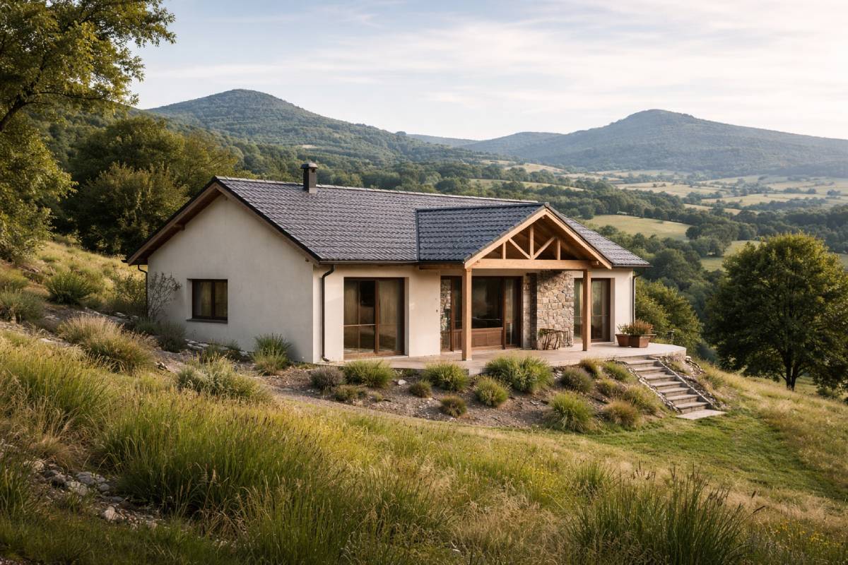 Maison sur mesure en Auvergne adaptée au terrain et à l’environnement
