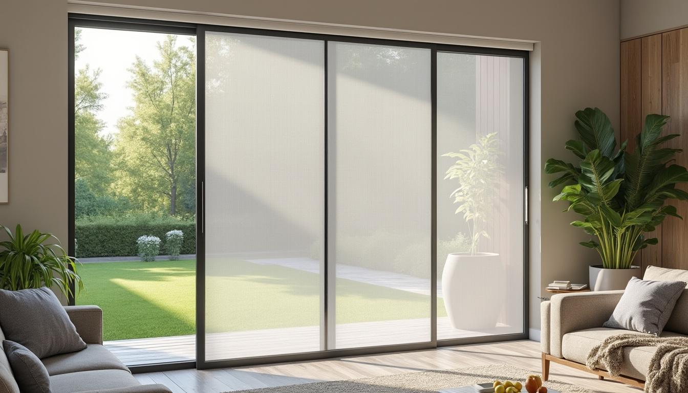 découvrez notre moustiquaire sur mesure pour baie vitrée, facile à installer et parfaitement ajustée pour protéger votre intérieur des insectes tout en laissant passer l'air frais.