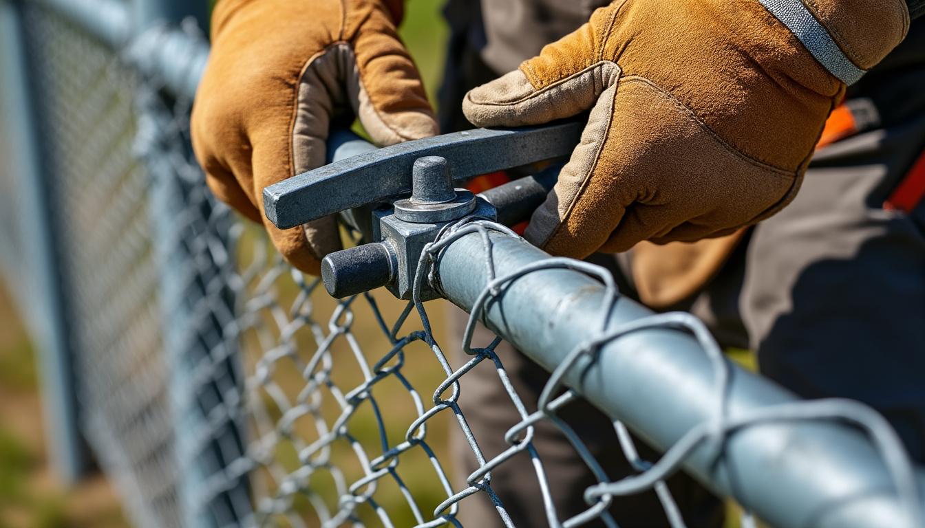 apprenez la méthode professionnelle pour tendre efficacement un grillage de clôture avec un tendeur et assurez une installation solide et durable.
