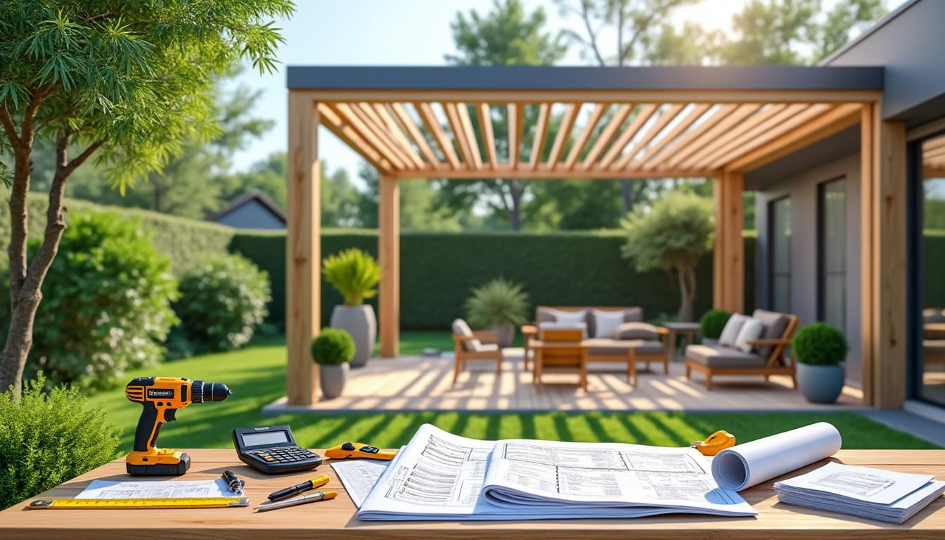 apprenez à construire votre pergola bioclimatique diy avec nos plans détaillés et un budget réaliste adapté à votre projet.