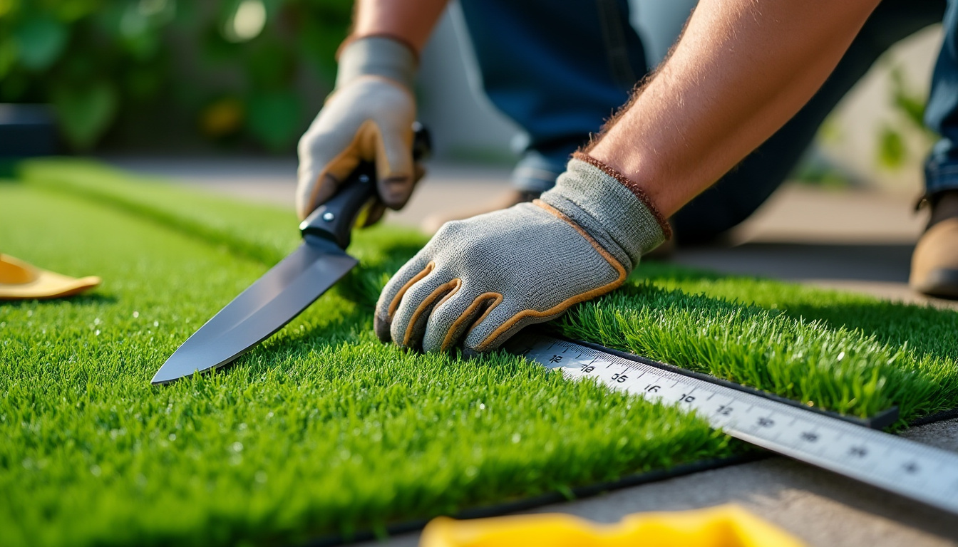 apprenez à couper du gazon synthétique proprement grâce à nos conseils sur les outils adaptés et les techniques efficaces pour une finition parfaite.